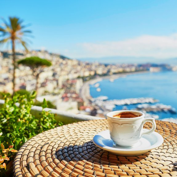 Coffee by the sea